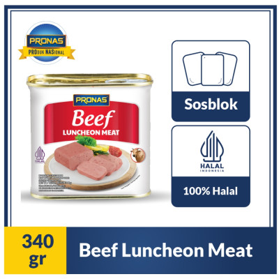 Pronas Luncheon Sapi (Daging Blok Serbaguna) 340 gr