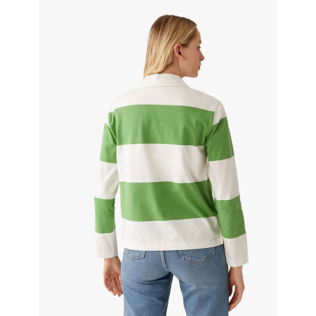 M&S - Atasan Wanita - Pure Cotton Striped Rugby Top