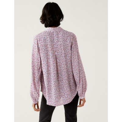 M&S - Kemeja - Pure Cotton Striped Collared Longline Shirt