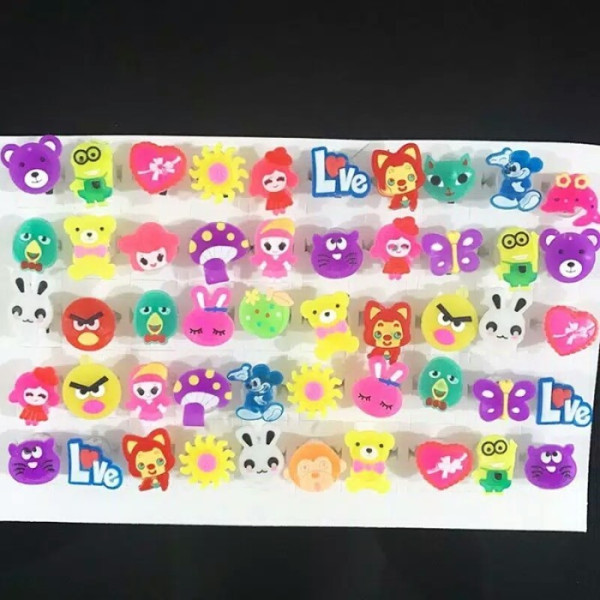 LED mainan cincin anak nyala 1 set