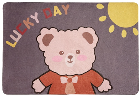 MIISOO Keset Kamar Mandi TPU Bundar persegi panjang Keset Kaki Anti Bau Nyerap Air Anti Bakteri Keset Kamar Mandi 40 X 60 CM-live