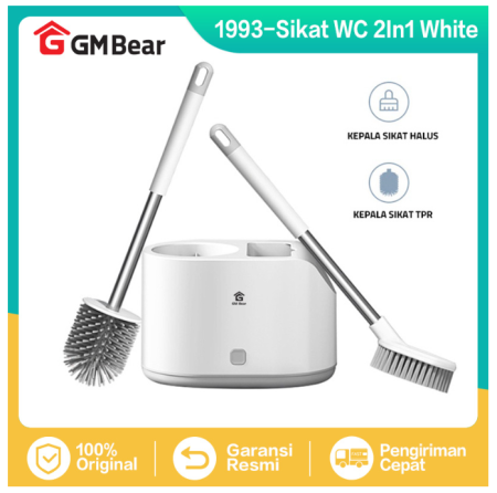 GM Bear Sikat WC (2 in 1) - Sikat Pembersih Toilet Kamar Mandi