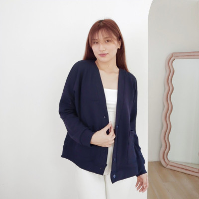 MSMO Reina Oversized Outer Cardigan Big Pocket