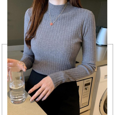 Korean Turtleneck Knit Lengan Panjang import Atasan inner Fashion