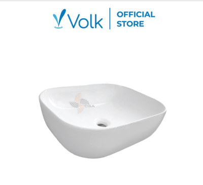Volk Shirley A360 Wastafel Above Lavatory / Watafel Meja - White