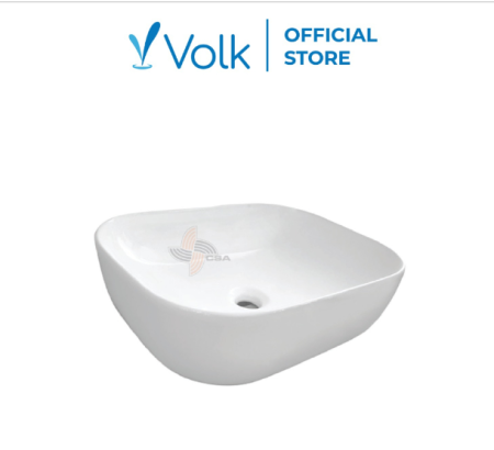 Volk Shirley A360 Wastafel Above Lavatory / Watafel Meja - White
