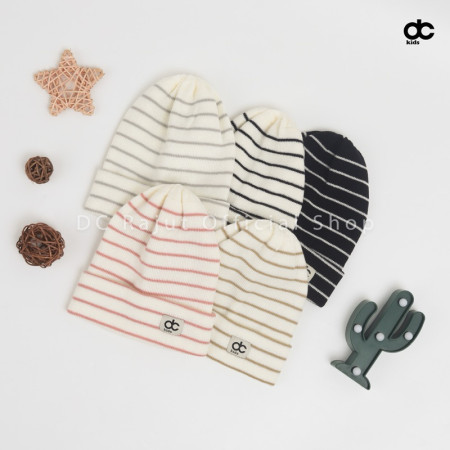 dc Kids Kupluk Bayi Motif Garis