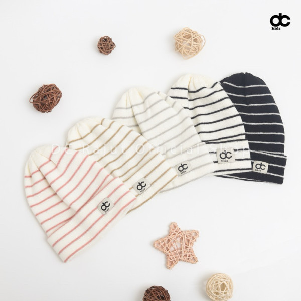 dc Kids Kupluk Bayi Motif Garis