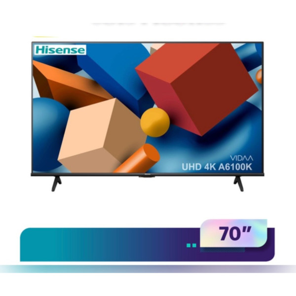 Hisense 70A6100K 70 inch 4K UHD Vidaa TV-Hands