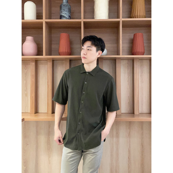 Kadaka MT-0179 Kemeja Knit Atasan Pria Tangan Pendek