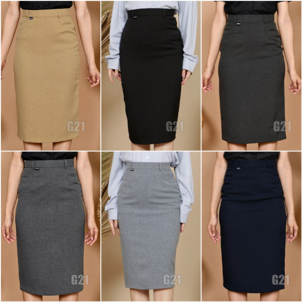 Rok Span Pendek Hitam Bahan 7/8