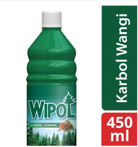 Wipol Karbol Pembersih Lantai Botol 450Ml