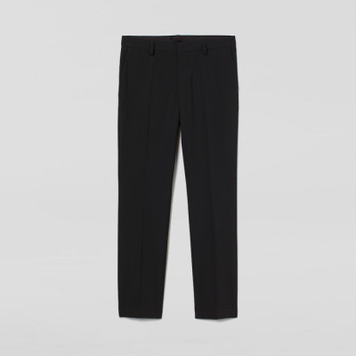 Enzy Basic Celana Formal Pria Slimfit - Hitam