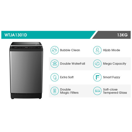 Mesin Cuci Top Loading Hisense 13 kg WTJA1301D