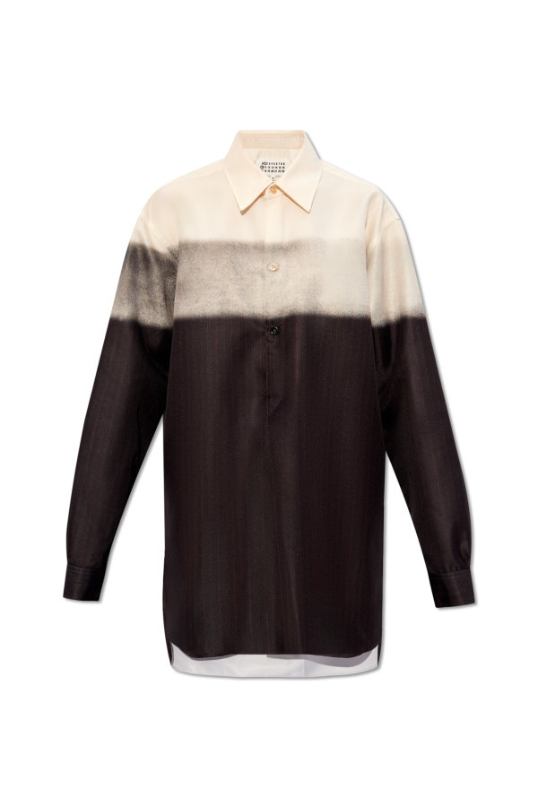 MAISON MARGIELA YELLOW PATTERNED SHIRT