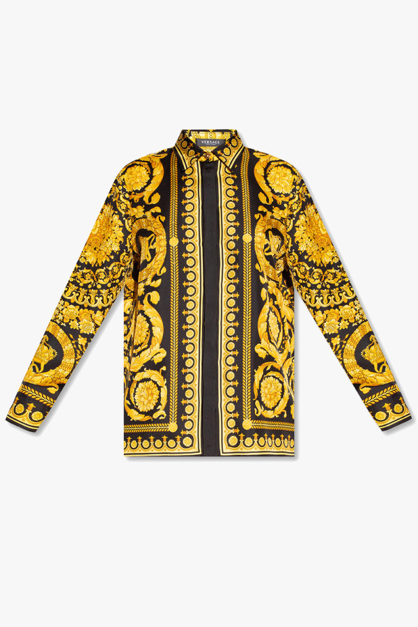 VERSACE YELLOW PATTERNED SHIRT