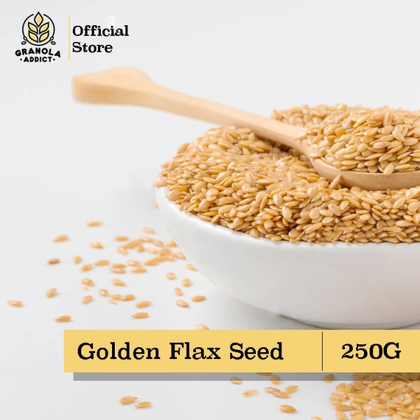 Granola Addict - Golden Flax Seed / Biji Rami Kuning 250G