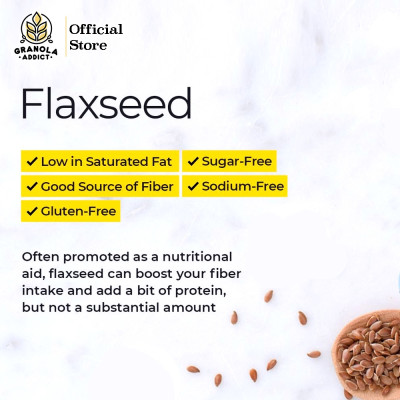 Granola Addict - Golden Flax Seed / Biji Rami Kuning 250G