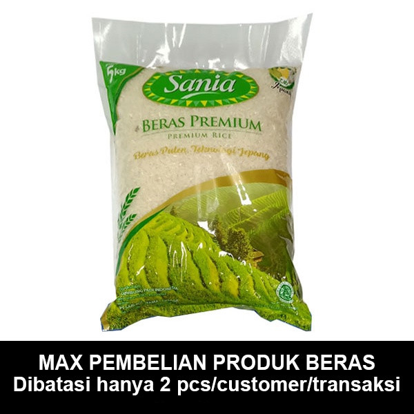 SANIA BERAS 5 KG