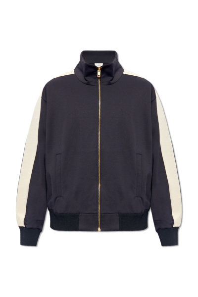 BALLY NAVY BLUE SWEATSHIRT WITH LOGO