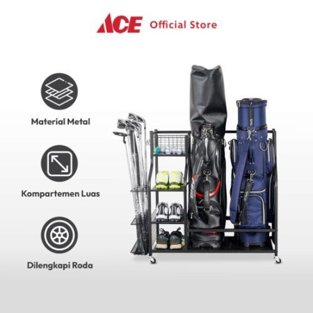 Ace - Rak Penyimpanan Peralatan Golf Serbaguna