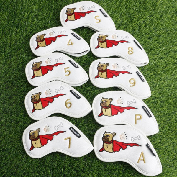 9x Sarung Kepala Besi Golf