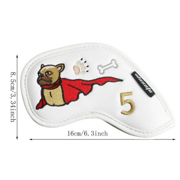 9x Sarung Kepala Besi Golf