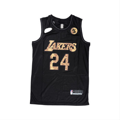 Baju Jersey Basket Swingman NBA Kobe Bryant Lakers Black Gold Edition