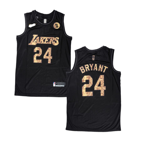 Baju Jersey Basket Swingman NBA Kobe Bryant Lakers Black Gold Edition