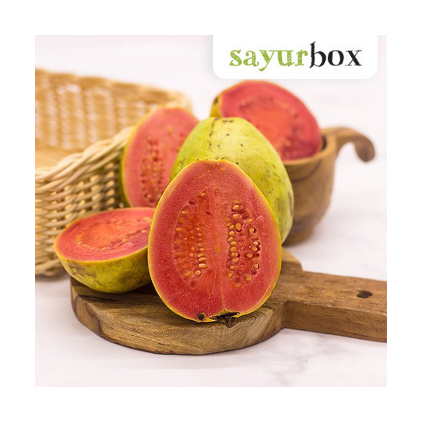 Jambu Biji Merah Konvensional 500 gram Sayurbox