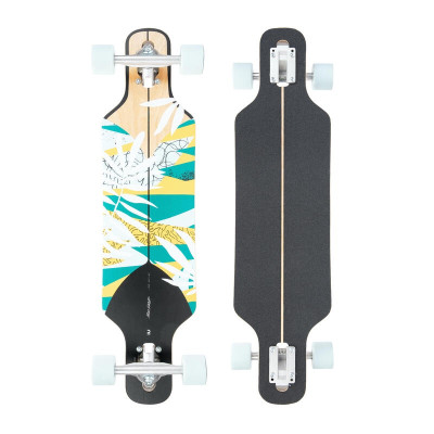 Decathlon Oxelo Longboard 100 Drop Mini - Floral - 8615097