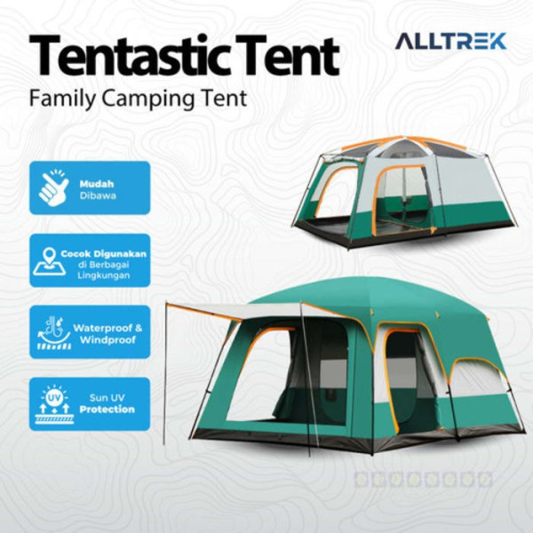 PERALATAN CAMPING ALLTREK TENDA TENTASTIC OUTDOOR