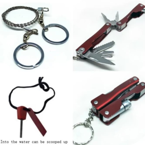 Peralatan Camping Kotak SOS / Survival Kit Emergency Outdoor