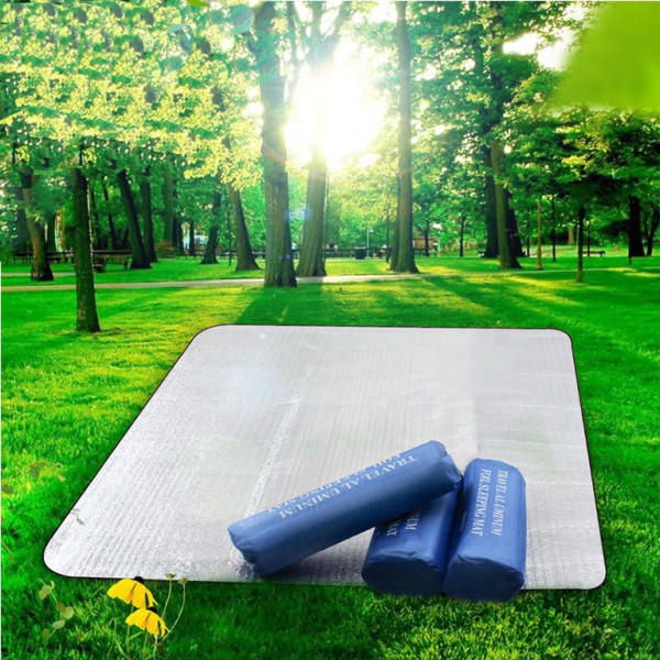 Matras Foil Camping Double Side Matras Aluminium Alas Tenda - 150x200 cm