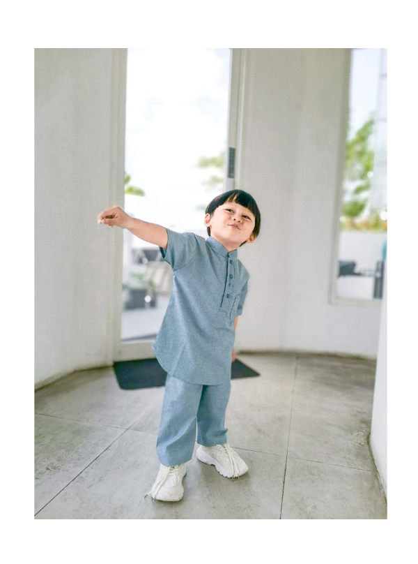 KEOLA - Setelan Baju Koko Anak Ramadhan (Setelan Muslim Koko Set Anak) Usia 1 – 6 Tahun / Koko Ramadan Premium Cotton