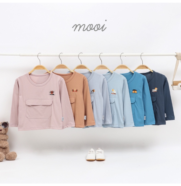 Mooi Kaos Anak Lengan Panjang Ryan Tshirt