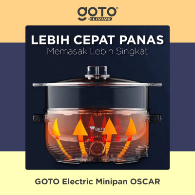 Goto Oscar Panci Listrik Elektrik Fry Pan 3L