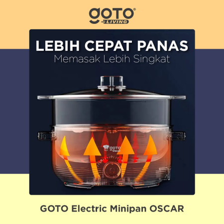 Goto Oscar Panci Listrik Elektrik Fry Pan 3L