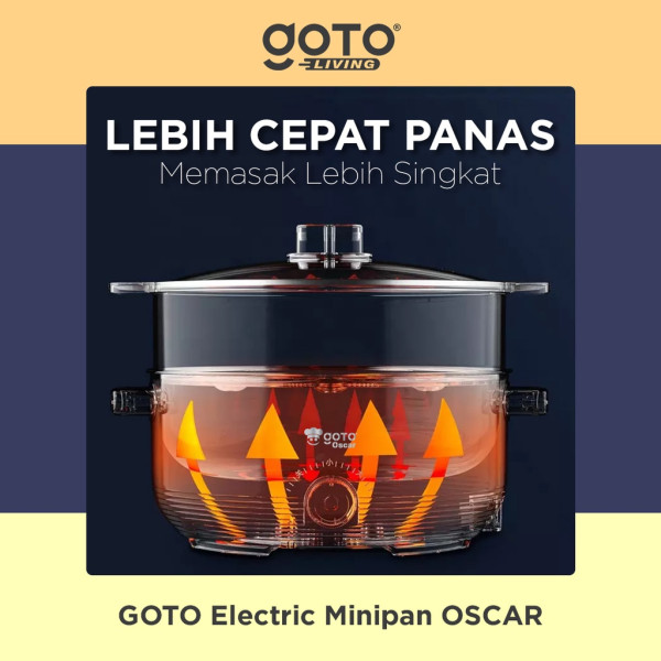 Goto Oscar Panci Listrik Elektrik Fry Pan 3L