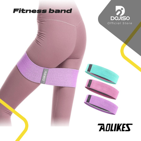 RESISTANCE BAND AOLIKES 3604 Booty Thigh Karet GYM Untuk PANGGUL Kaki Lengan Yoga Olahraga Home Workout