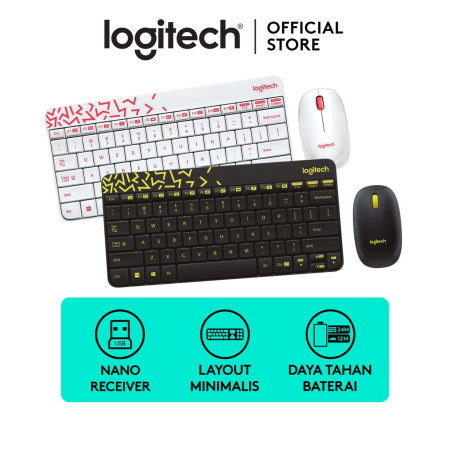 Logitech MK240 Nano Wireless Combo Keyboard Mouse