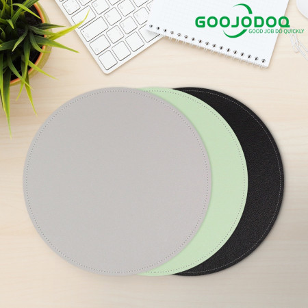 GOOJODOQ Mouse Pad Satu Sisi Warna Solid Komputer Kantor Permainan Table Pad Non-slip Mouse Pad
