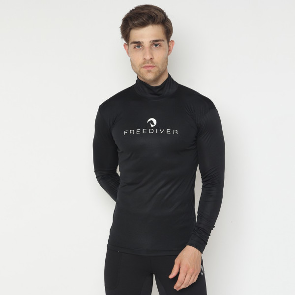 WALDOS Baselayer Diving Freediver Swimming Renang Black Hitam