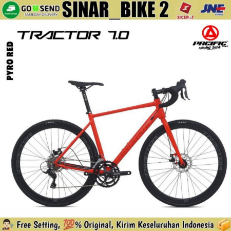 Sepeda Roadbike PACIFIC TRACTOR 7.0 Alloy 20 Speed Disc Balap 700C