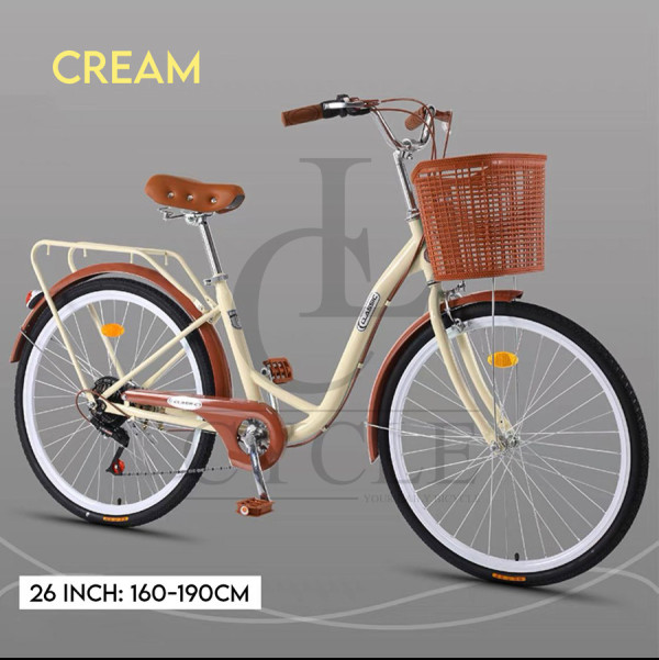 Sepeda Dewasa Classic Bike dengan 7 Pengaturan Kecepatan