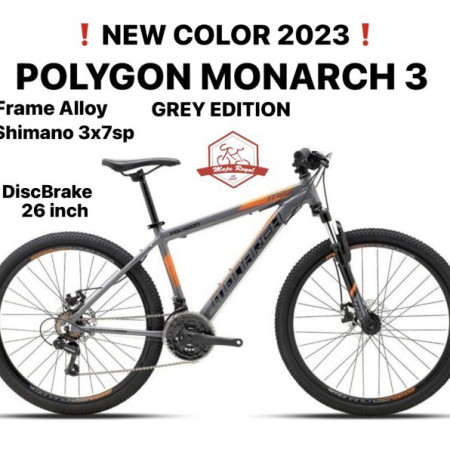 SEPEDA GUNUNG MTB POLYGON MONARCH 3 M3 3.0 26 inch ALLOY SHIMANO 7 sp