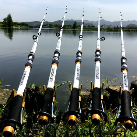 Joran Pancing Telescopic GHOTDA Fishing Rod Pole Carbon Fiber