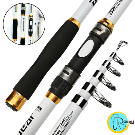 Joran Pancing Telescopic GHOTDA Fishing Rod Pole Carbon Fiber
