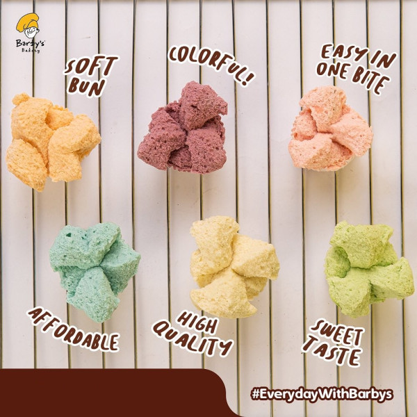 Mini Steam Rainbow/ Kue Kukus Mini