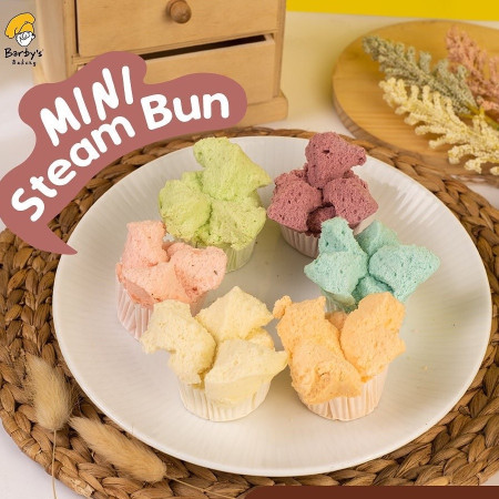 Mini Steam Rainbow/ Kue Kukus Mini